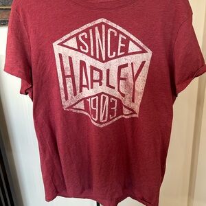 Harley-Davidson Red Short Sleeve Tee